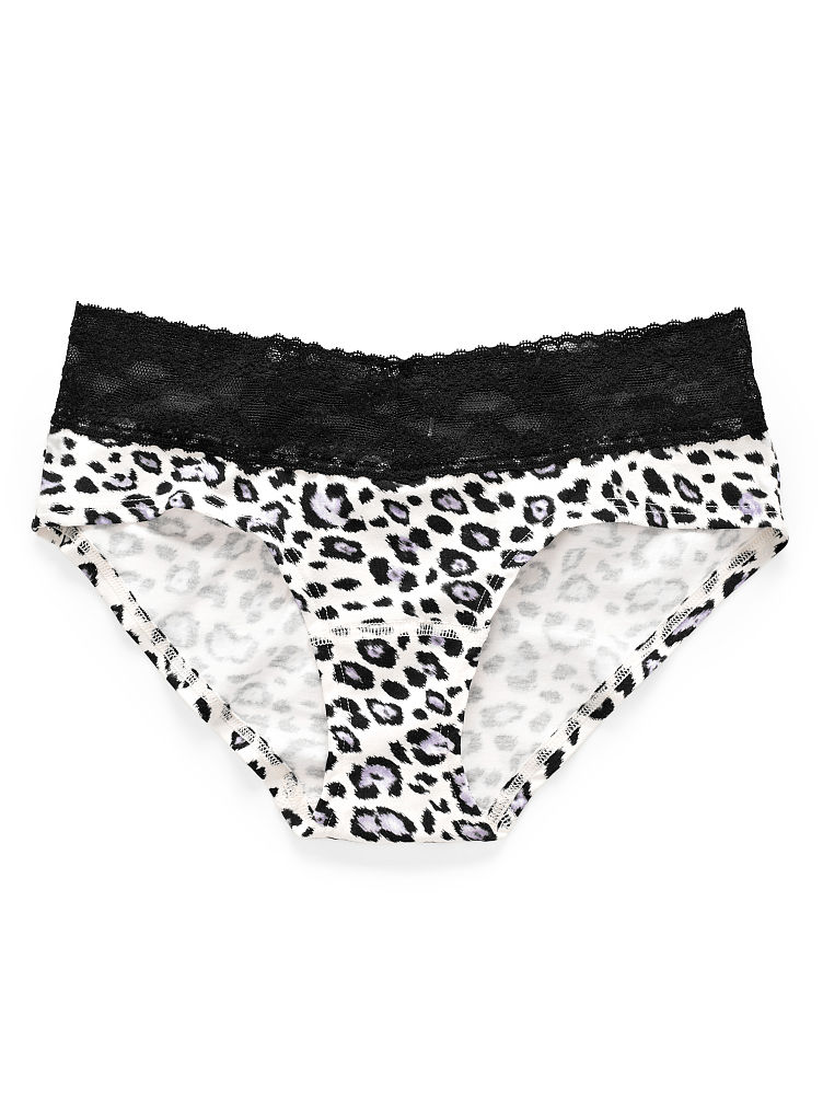 Victoria's Secret Lace Waist Hip Hugger Panty in Black Lyst