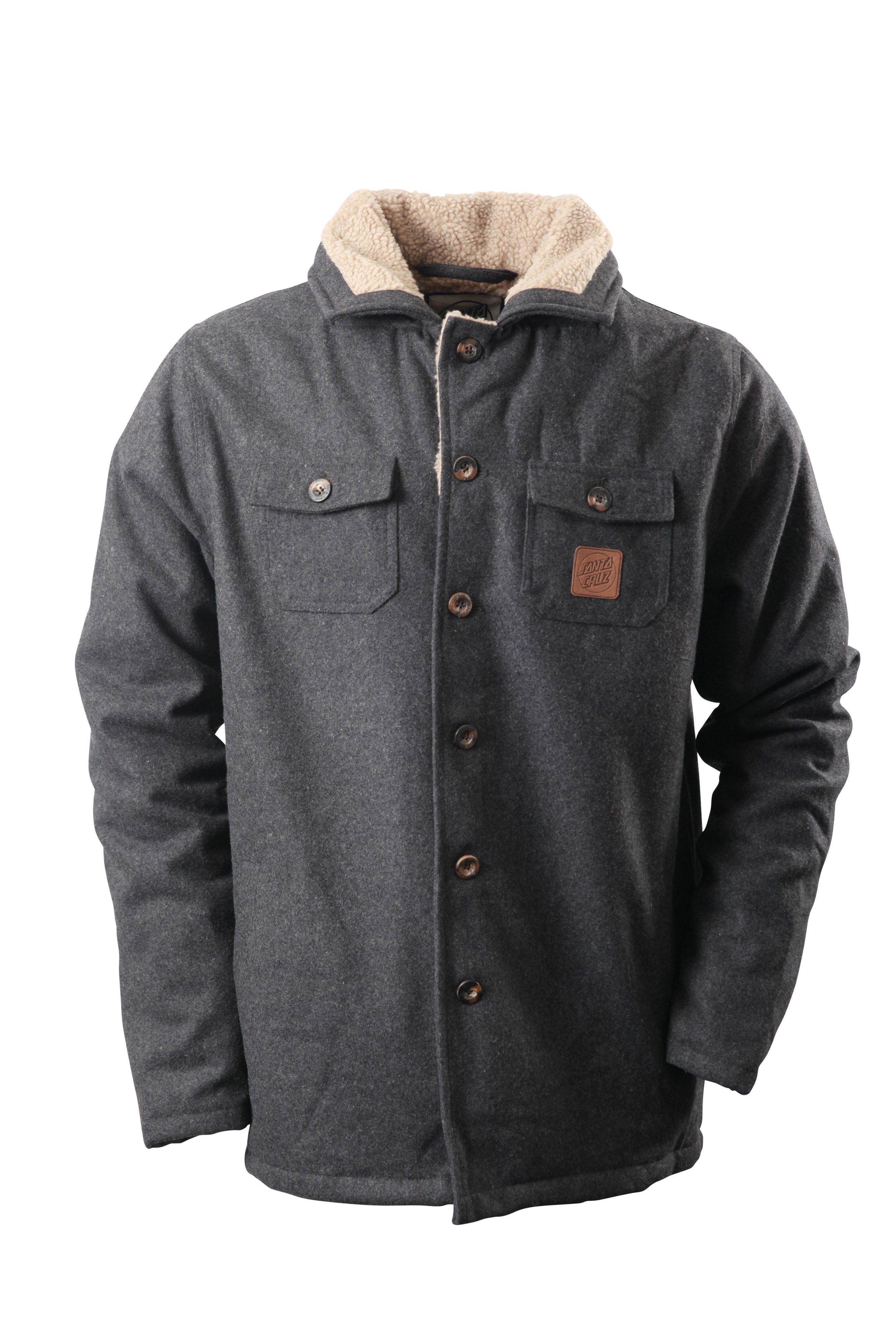 santa cruz ranger jacket in gray for men grey lyst santa cruz ranger jacket in gray for men grey lyst