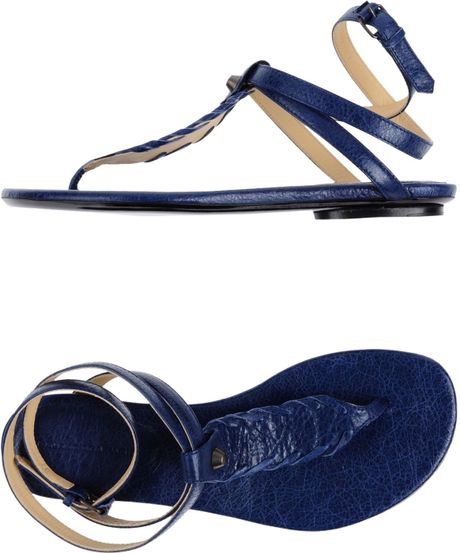 mens balenciaga flip flops