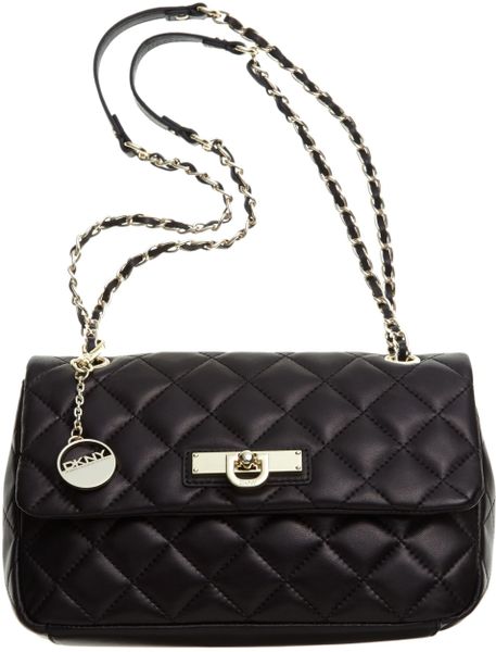 Dkny Gansevoort Quilted Chain Shoulder Bag in Black Dkny Gansevoort Quilted Chain Shoulder Bag in Black