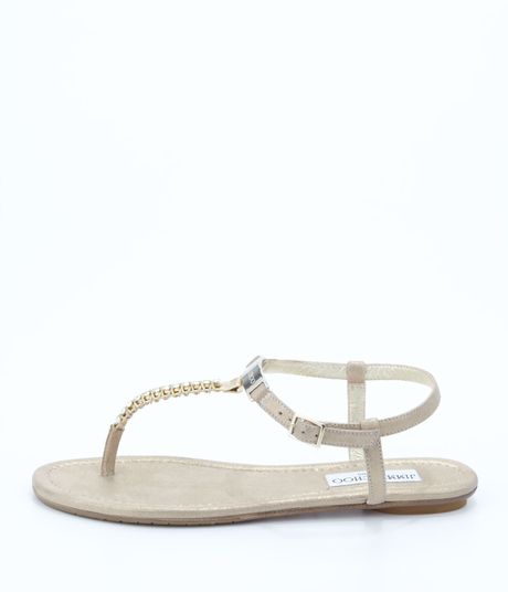 jimmy choo flat gold sandals