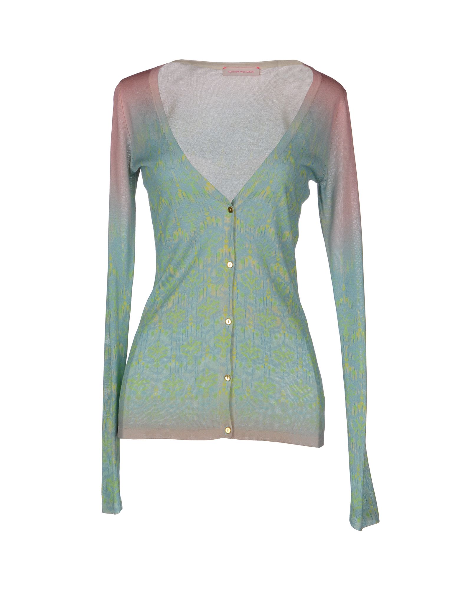 Matthew Williamson Cardigan in Green (Light green) Lyst