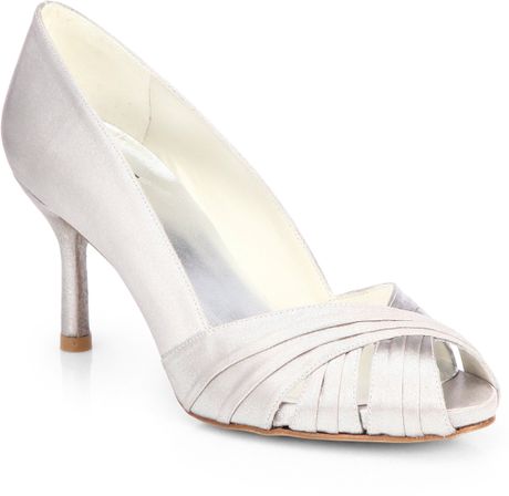 stuart weitzman satin heels