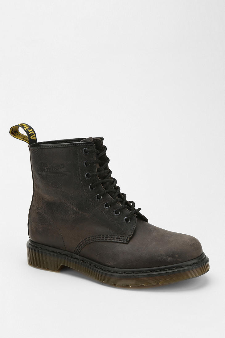 Urban Outfitters Dr. Martens Distressed 8Eye Boot in Black Lyst