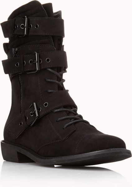 combat boots with heels forever 21