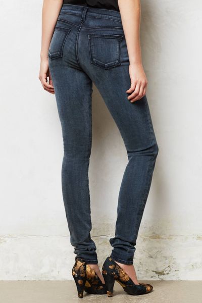 J Brand Stacked Skinny Jeans In Blue Mystic Lyst