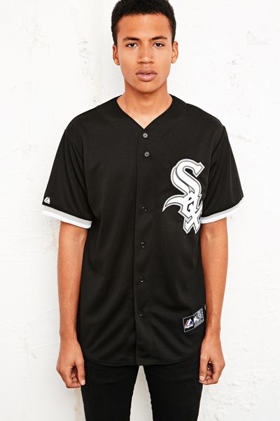 Urban Outfitters Black Sox Baseball Shirt in Black for Men | Lyst