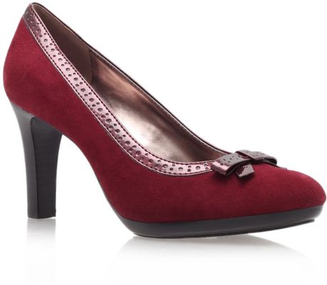 Anne Klein Catarine High Heel Court Shoes in Red - Lyst