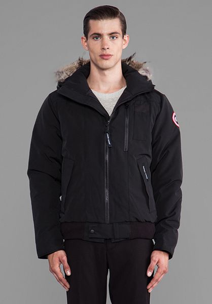 Canada Goose Borden Bomber in Black in Black for Men | Lyst