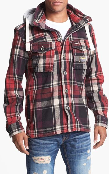 superdry checked jacket