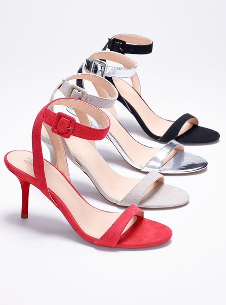 Victoria's Secret Ankle-strap Midheel Sandal in Red (bright cherry ...