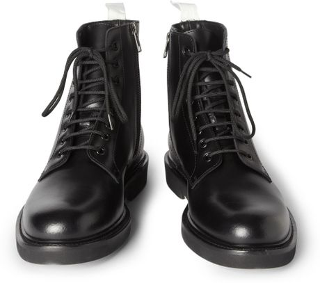 common projects black leather boots