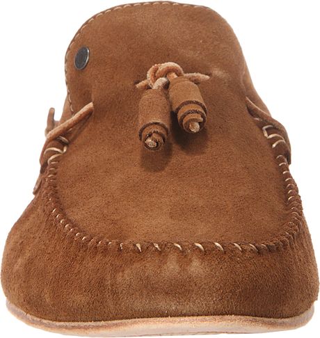 Diesel Slippers Moccasin Shoes Pr086 Connect Grahl in Brown for Men | Lyst