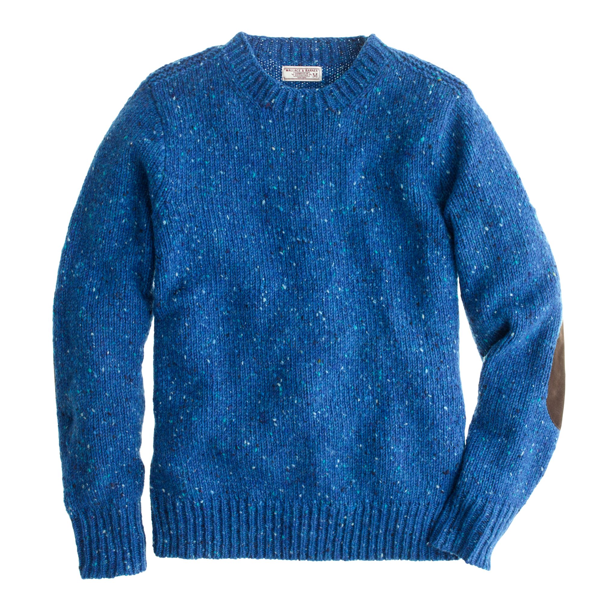 J.crew Wool Sweater in Blue for Men (ocean donegal) Lyst