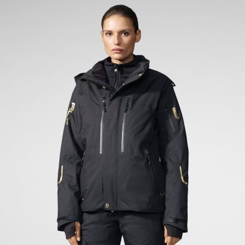 Rlx Ralph Lauren Vail Ski Jacket In Black 