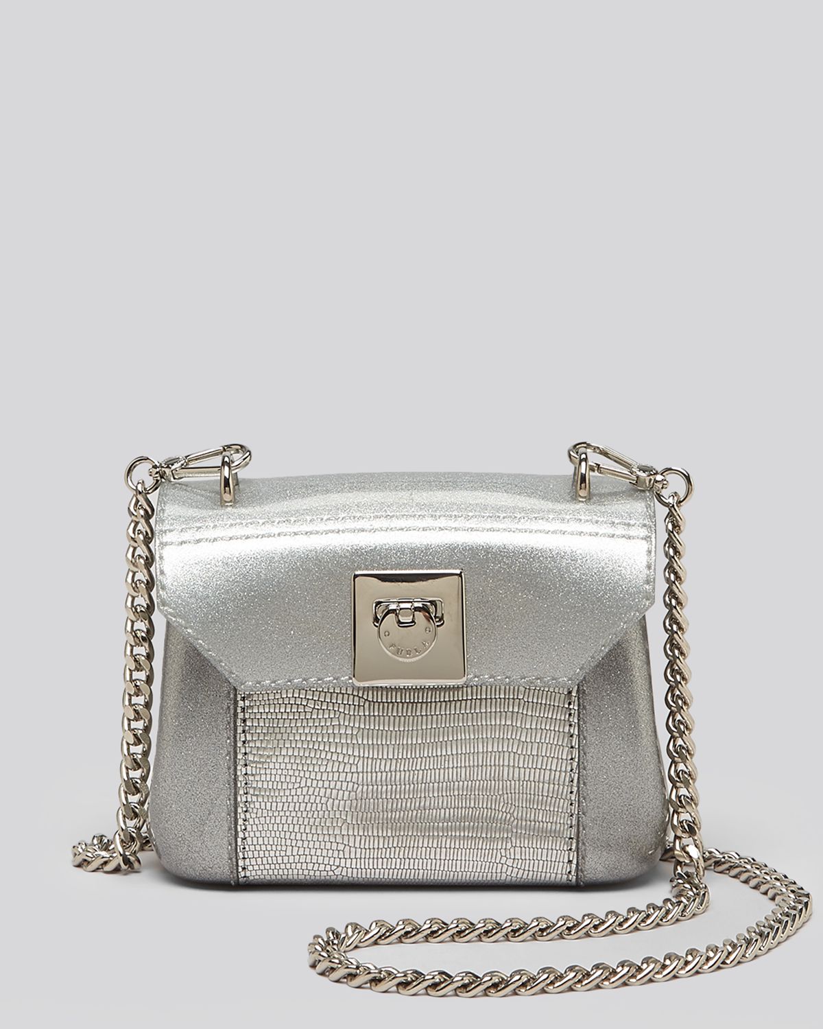 Furla Shoulder Bag Metallic Candy Mini in Silver (Silver/Chrome) Lyst