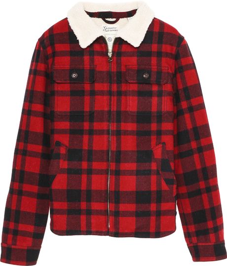 Scotch Soda Shirt Jacket In Red For Men Lyst