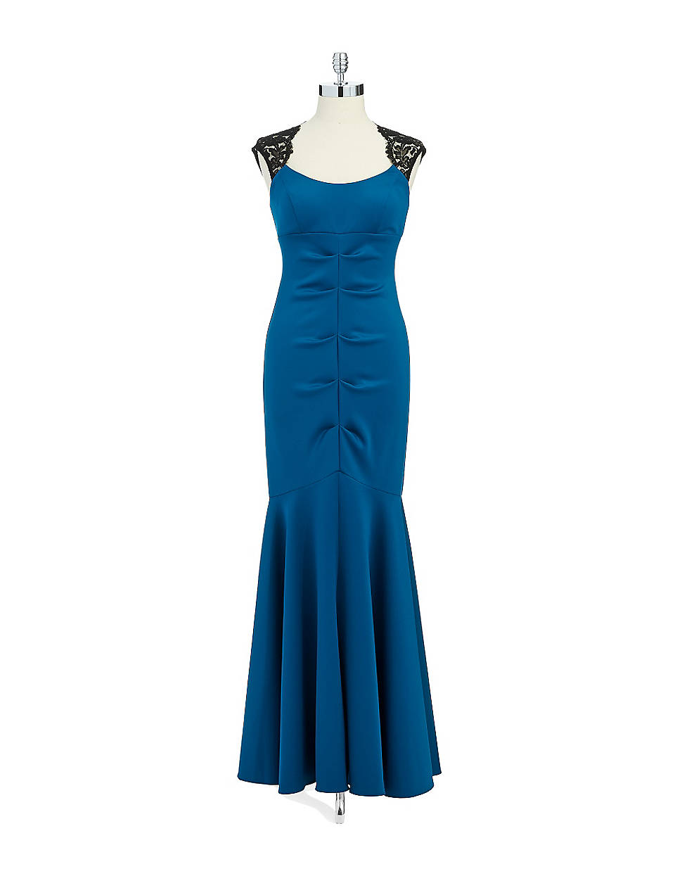sleeveless mermaid gown