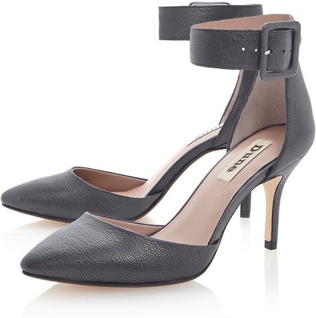 Topshop Decanter Court Shoes in Gray (PEWTER) | Lyst