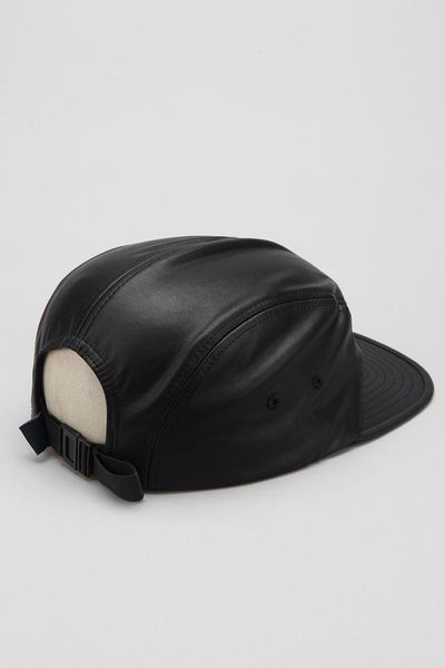 Urban Outfitters Rosin Vegan Leather 5 Panel Hat in Black for Men ...
