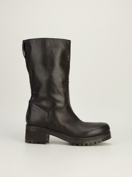 calf length boots men