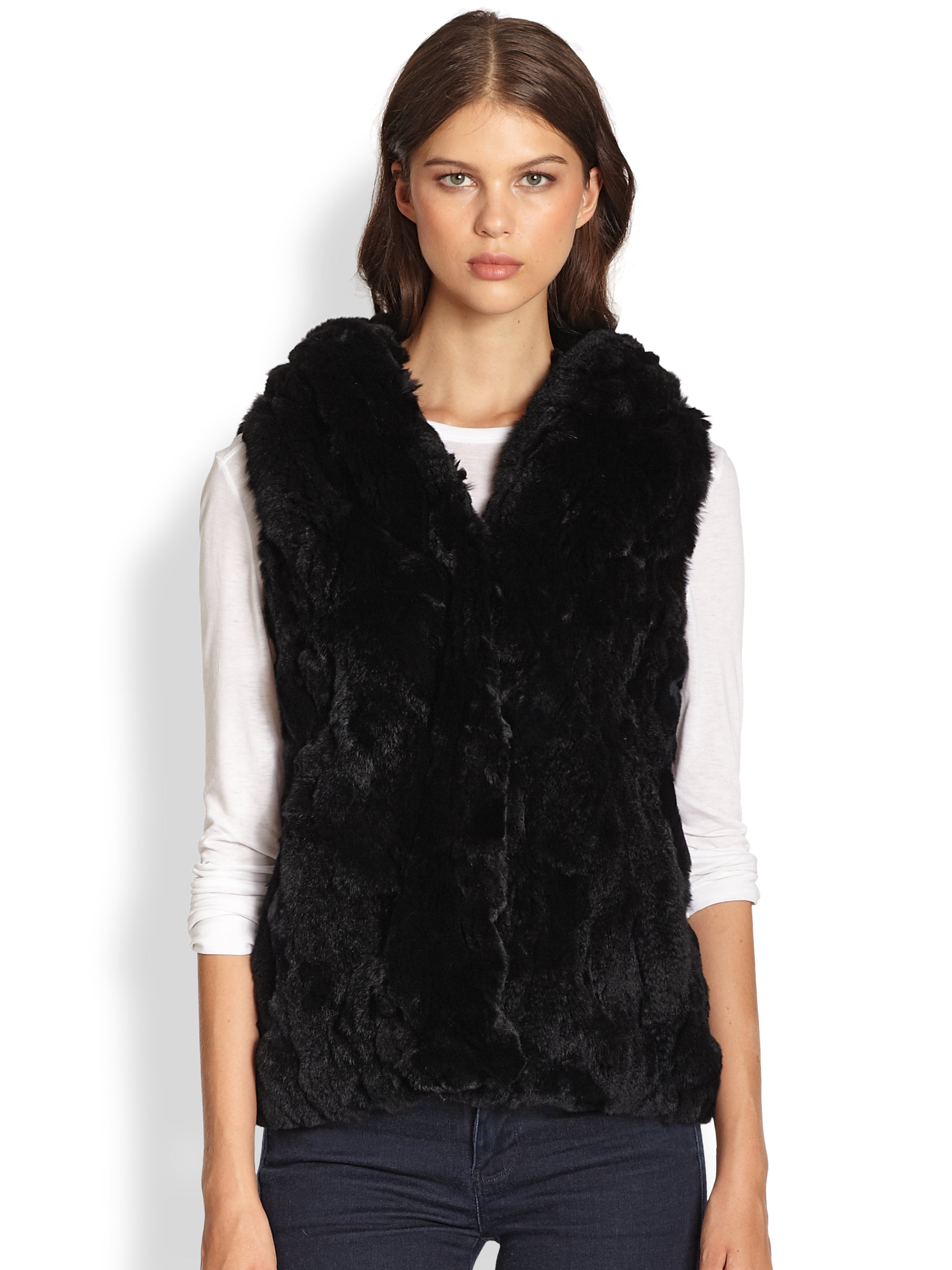 Jocelyn fur hoodie Clearance