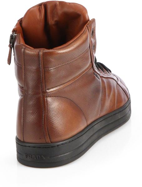 hightop prada shoes