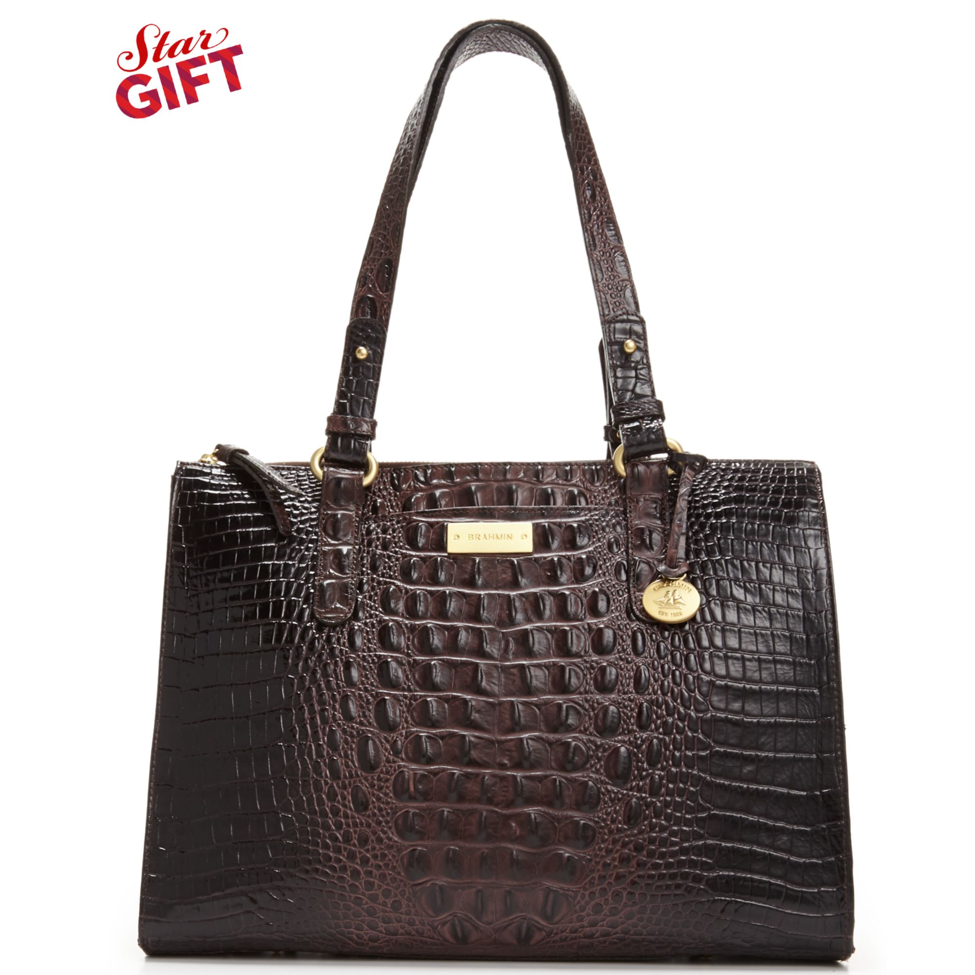 Brahmin totes in Animal (Cocoa) Lyst