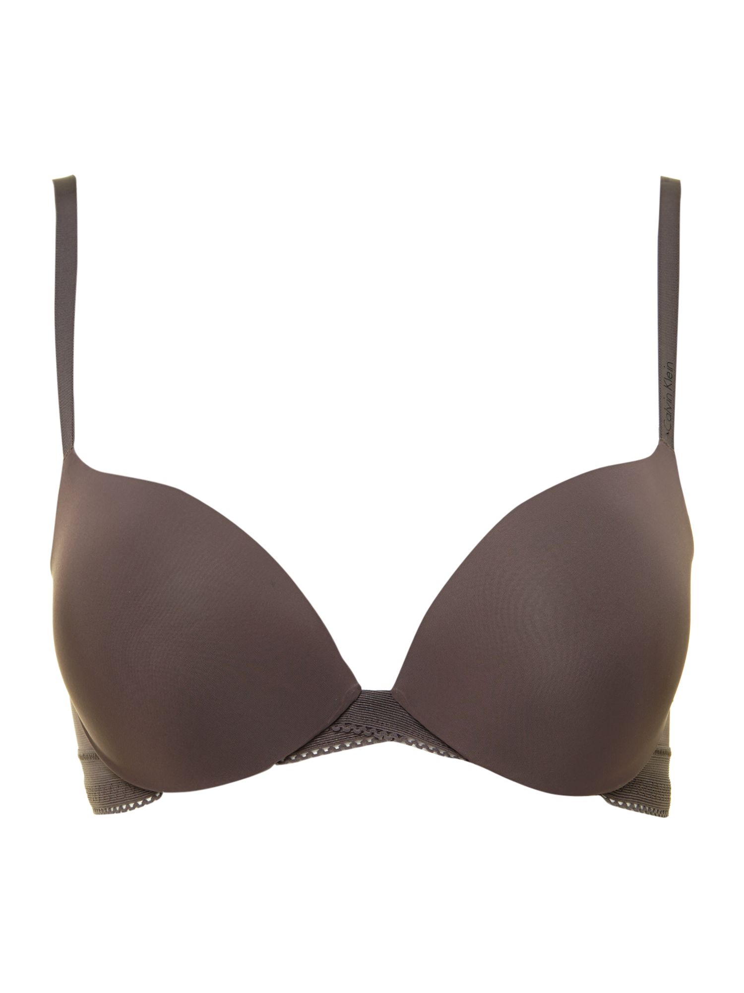 Calvin Klein Icon Convertible Air Gel Push Up Bra in Gray (Smoke) | Lyst