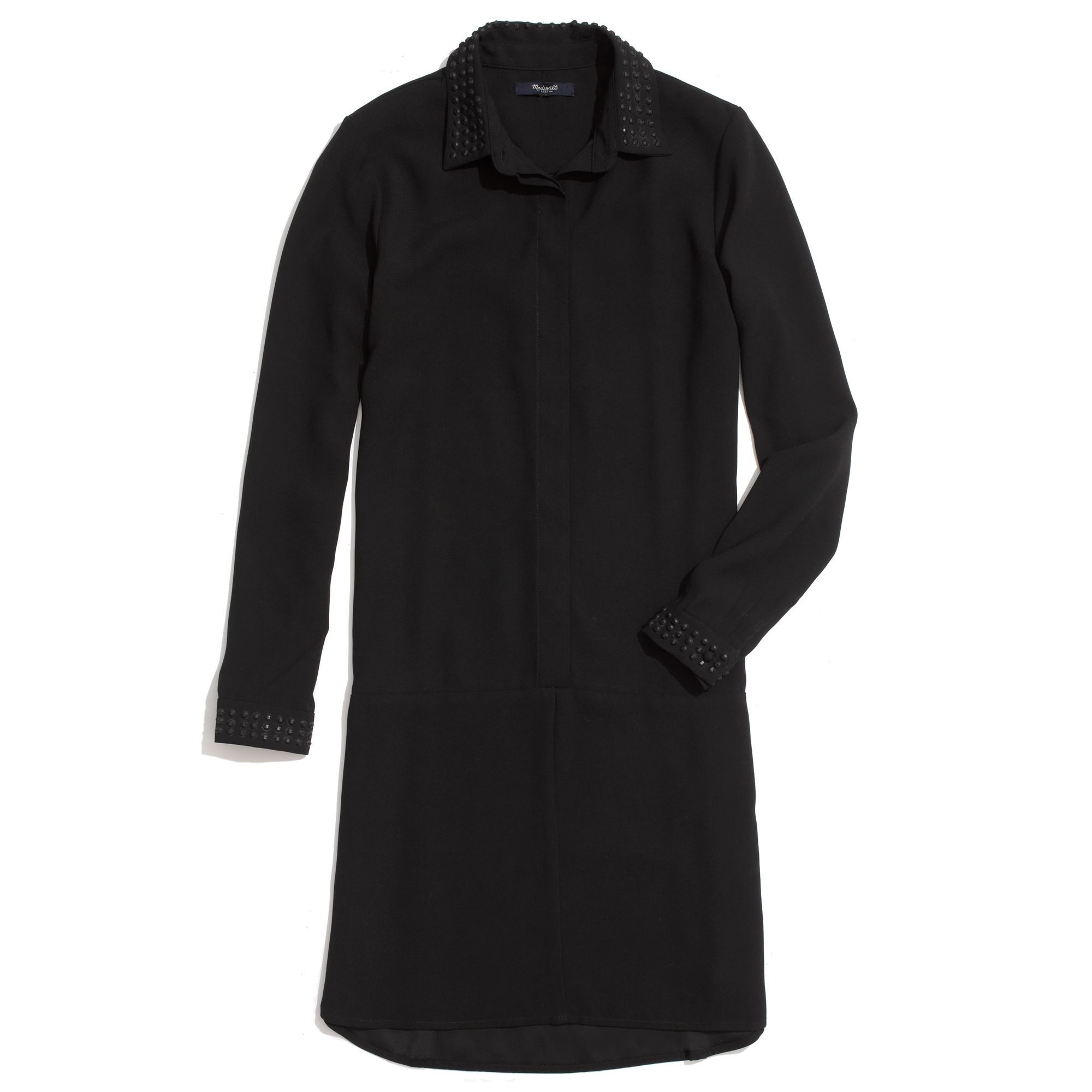 Madewell Long Sleeve Tunic Dress in Black (true black) Lyst