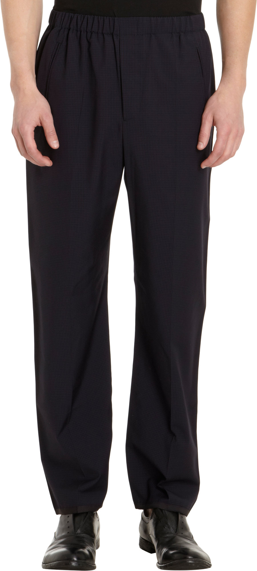 Pringle Of Scotland Plaid Trousers in Blue for Men (navy) Lyst