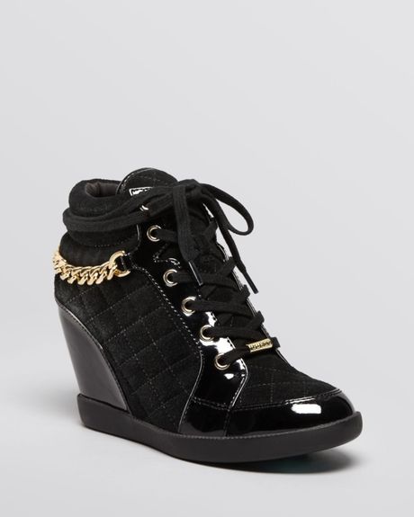 guess high top sneakers guess lace up high top sneakers hevin chain in black lyst guess high top sneakers guess lace up high top sneakers hevin chain in black lyst