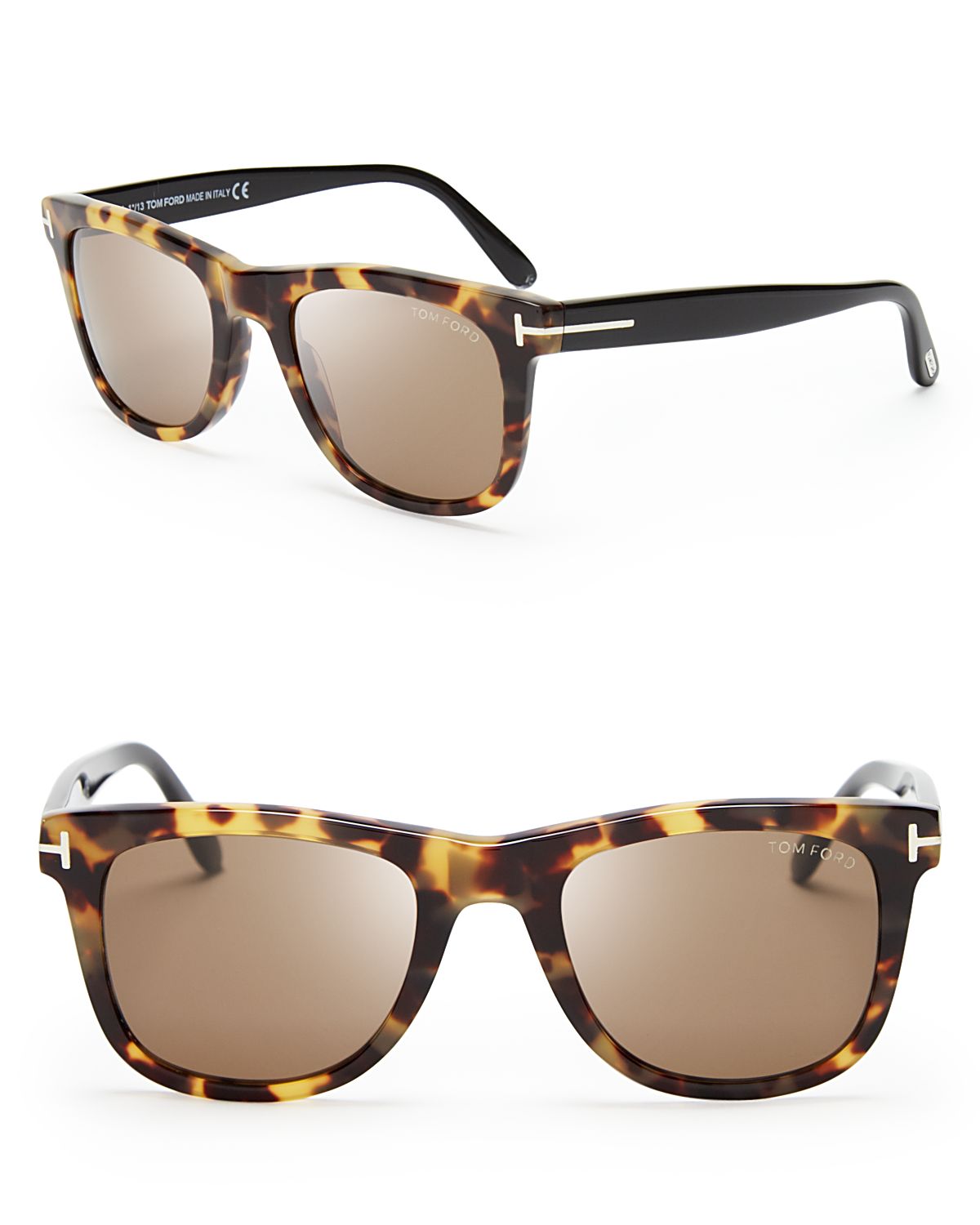 Tom Ford Leo Wayfarer Sunglasses in Black for Men Lyst