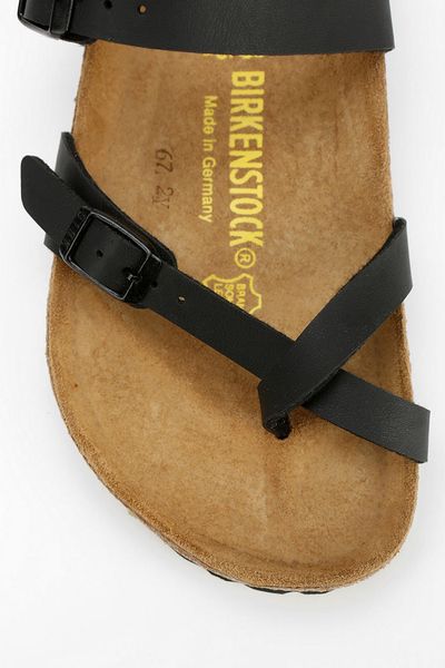 Urban Outfitters Birkenstock Mayari Toehold Sandal in Black | Lyst