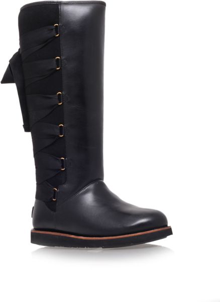 ugg lena flat black