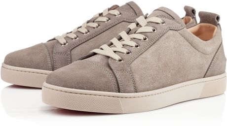 mens grey louboutin