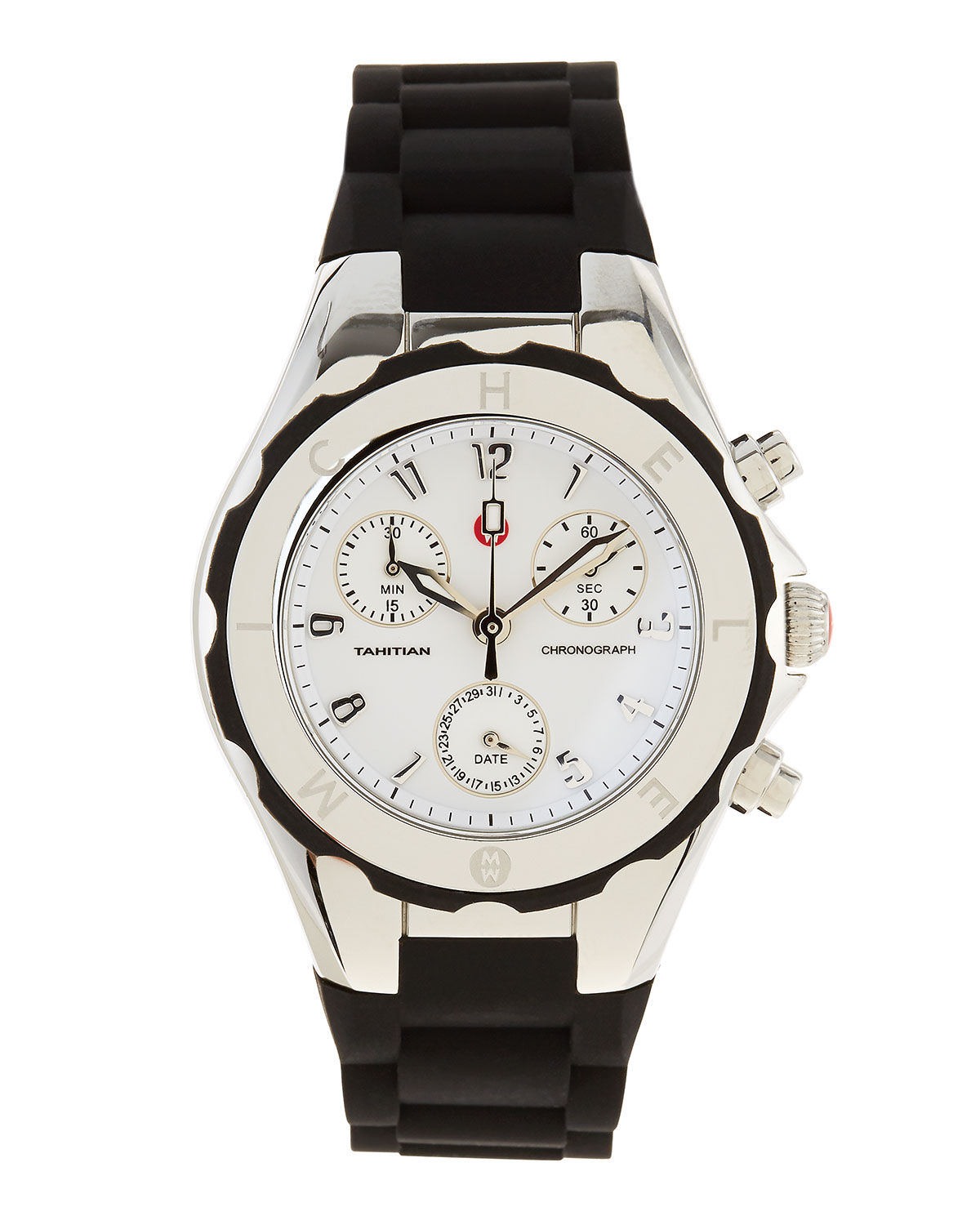 Michele Tahitian Jelly Bean Chronograph Black Watch in Black for Men (null) Lyst