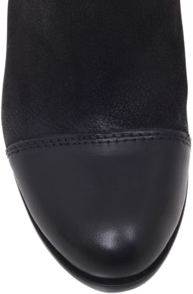 vince camuto black high heel boots