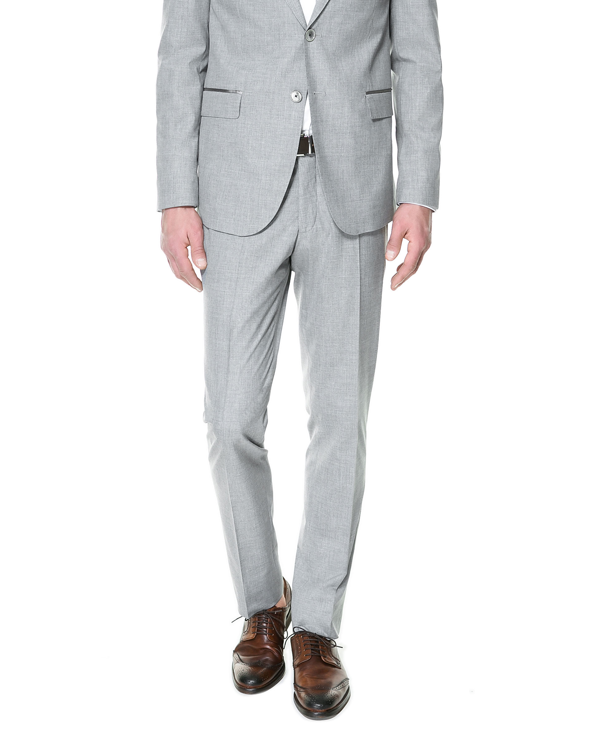 zara gray trousers
