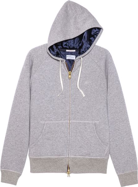 hoodie with satin lined hood