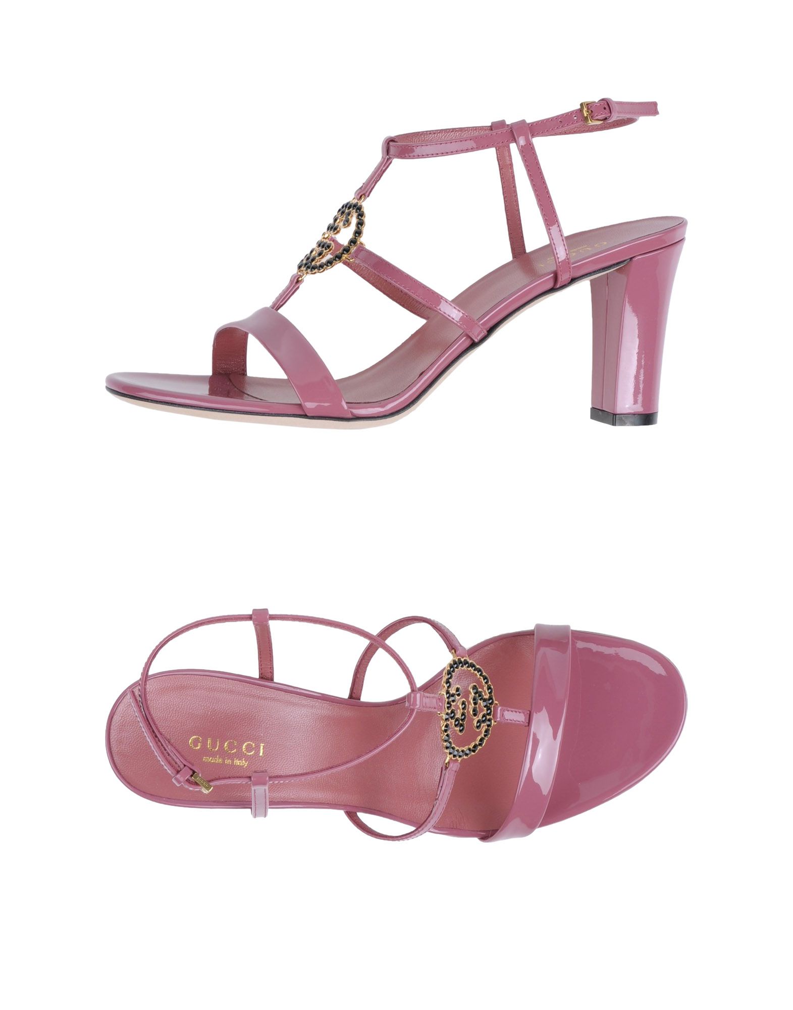 purple gucci sandals