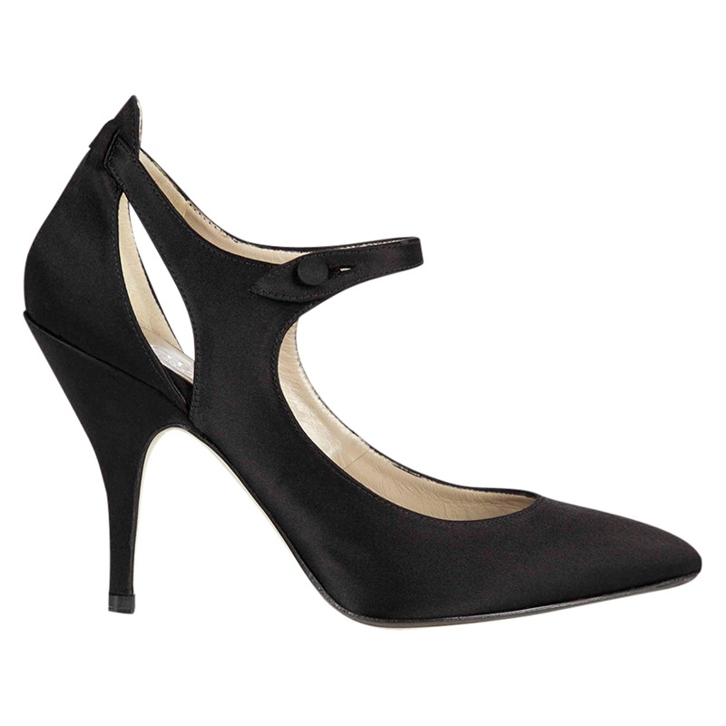 Hobbs London Adele Court Shoes in Black (Black Satin) Lyst