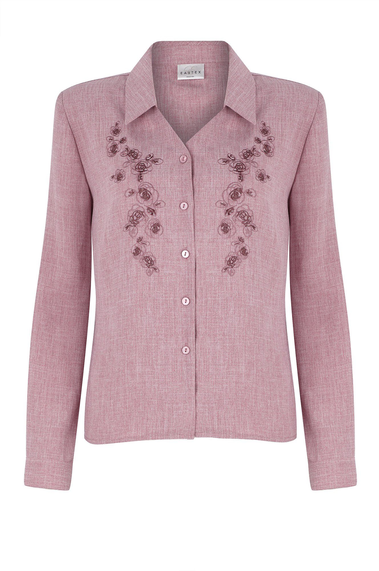 Eastex Mid Rose Embroidered Blouse in Pink Lyst