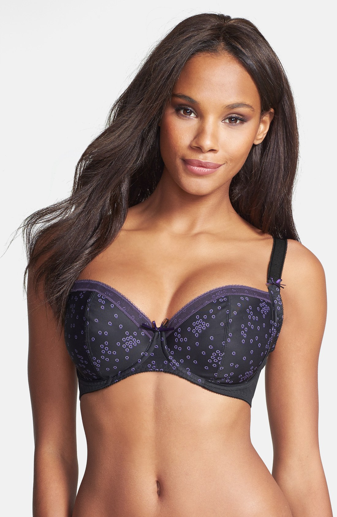 Freya Marvel Side Panel Underwire Bra in Black Lyst