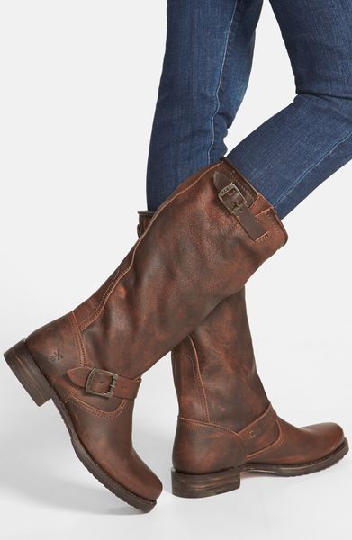 frye dark brown boots