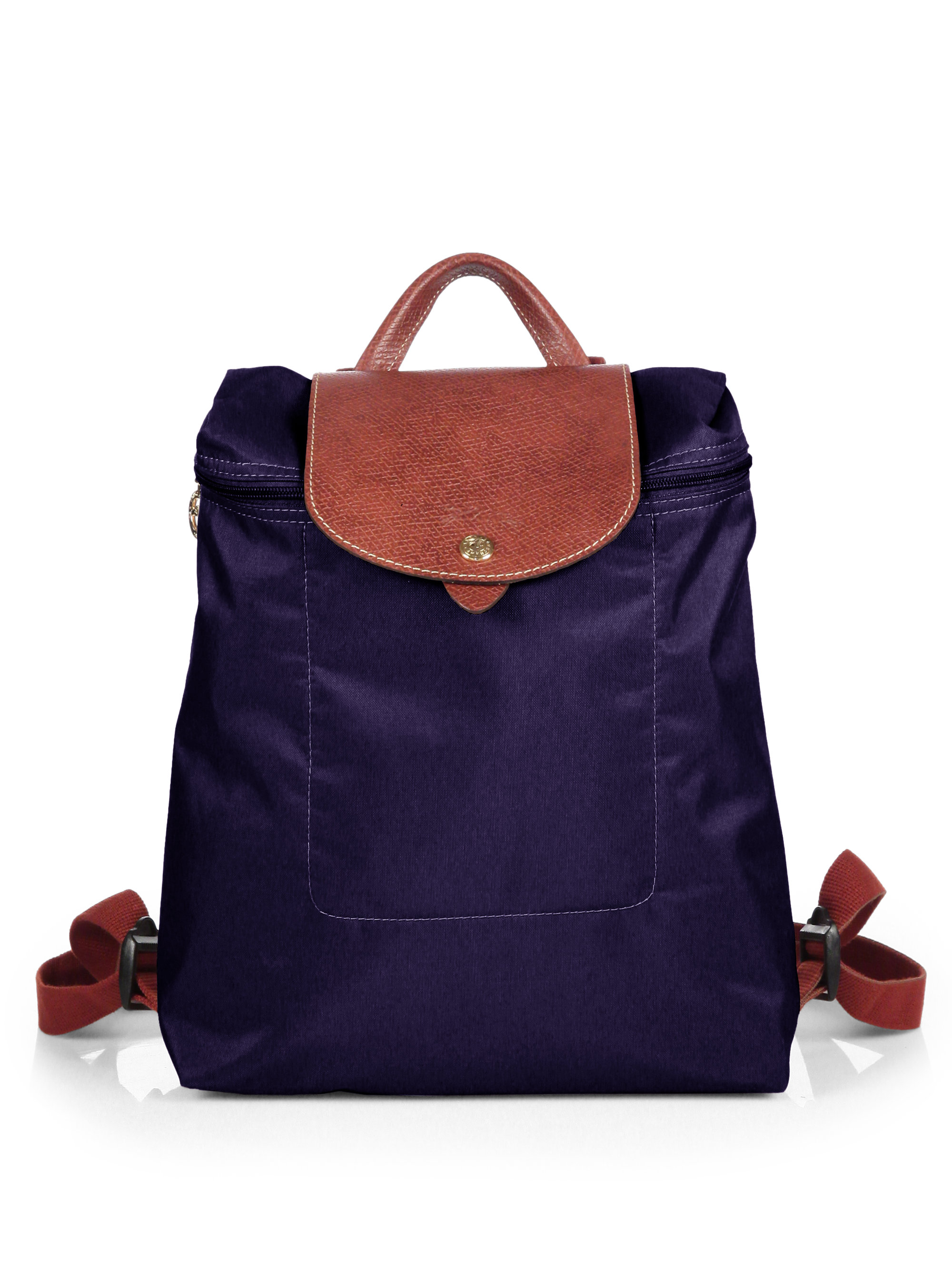Longchamp Le Pliage Backpack in Blue (BILBERRY) | Lyst