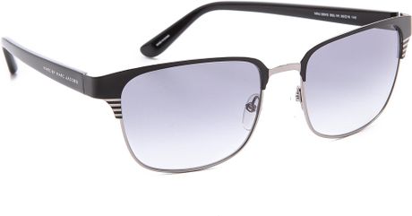 Marc By Marc Jacobs Rimless Bottom Sunglasses in Gray ...