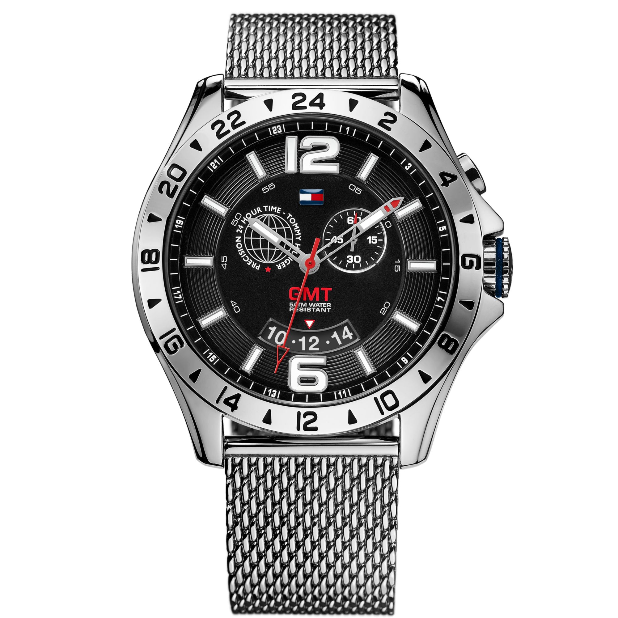 tommy hilfiger men's mesh watch