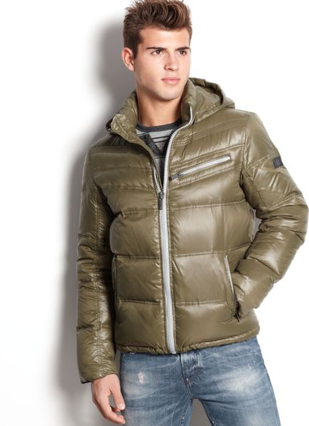 guess jacket green