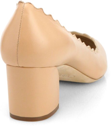 scalloped pumps